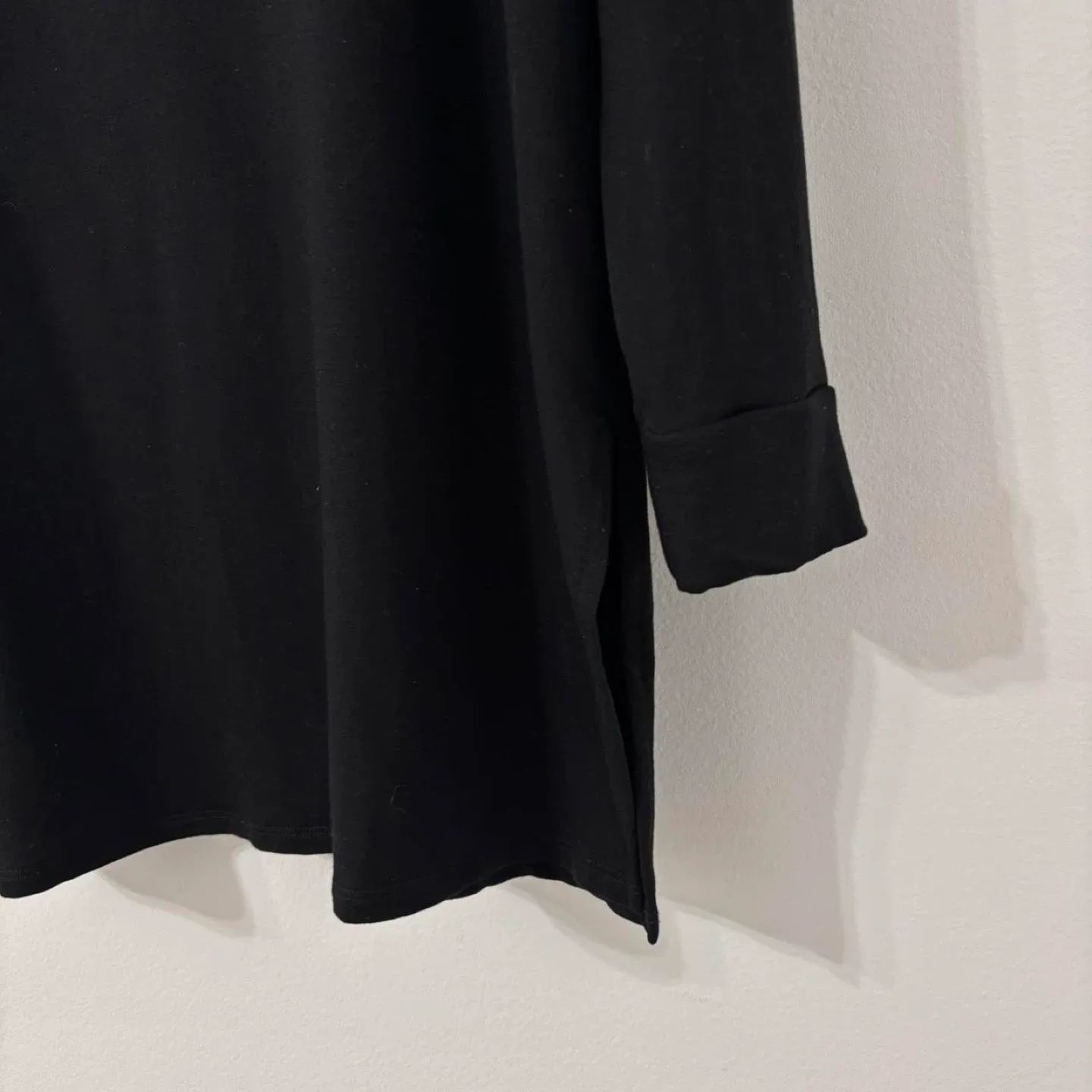 Eileen Fisher Black Tunic Top #cleanout image indicator(5)