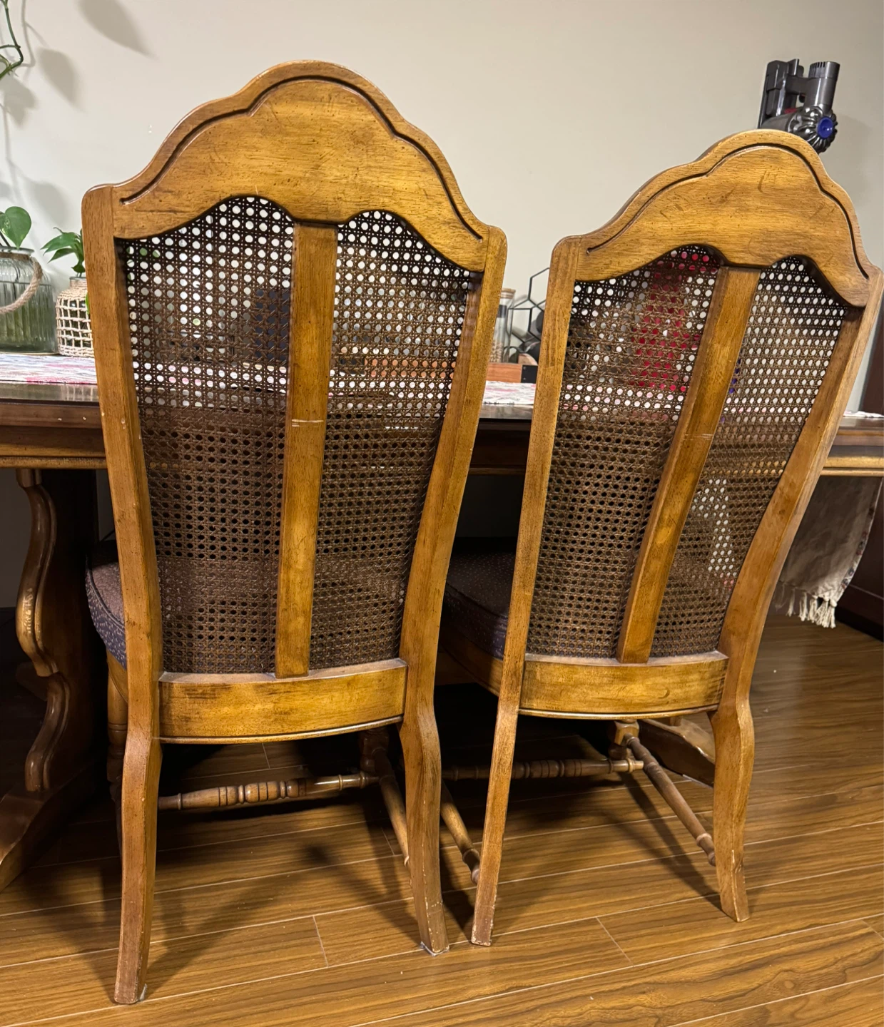 Solid Wood Vintage Dining Table Set - photo 4