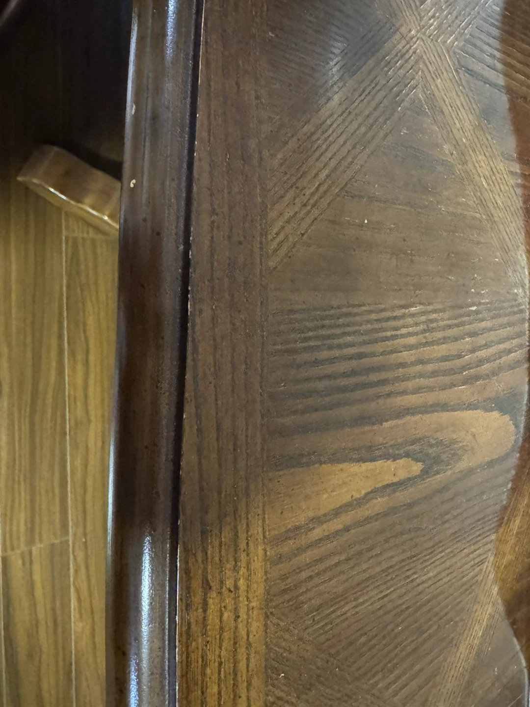 Solid Wood Vintage Dining Table Set - photo 5
