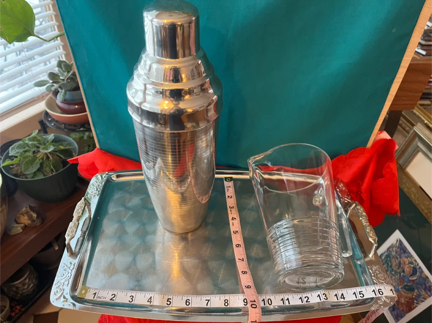 Cocktail Shaker Set with Pitcher and Tray image indicator(4)