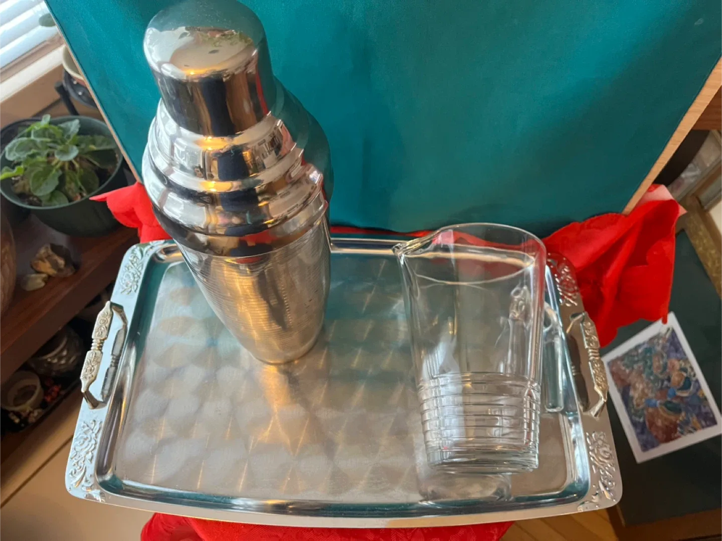 Cocktail Shaker Set with Pitcher and Tray image indicator(3)