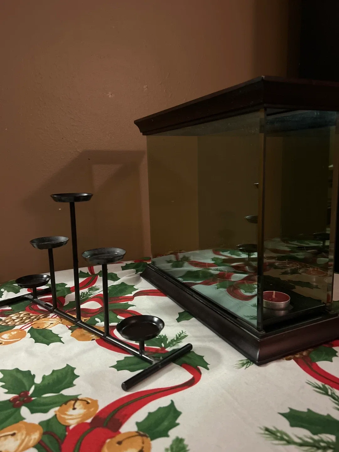 Candle Holder Display Case