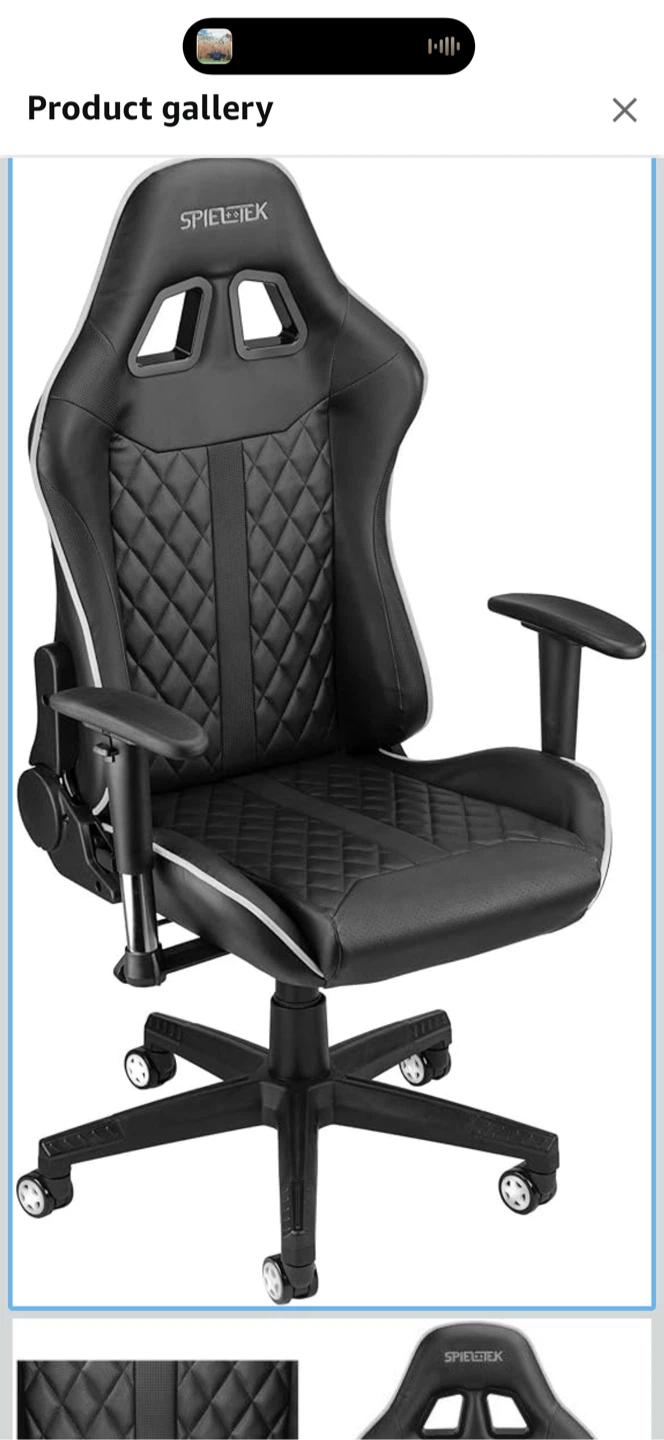 Spieltek Gaming Chair - Black - photo 2