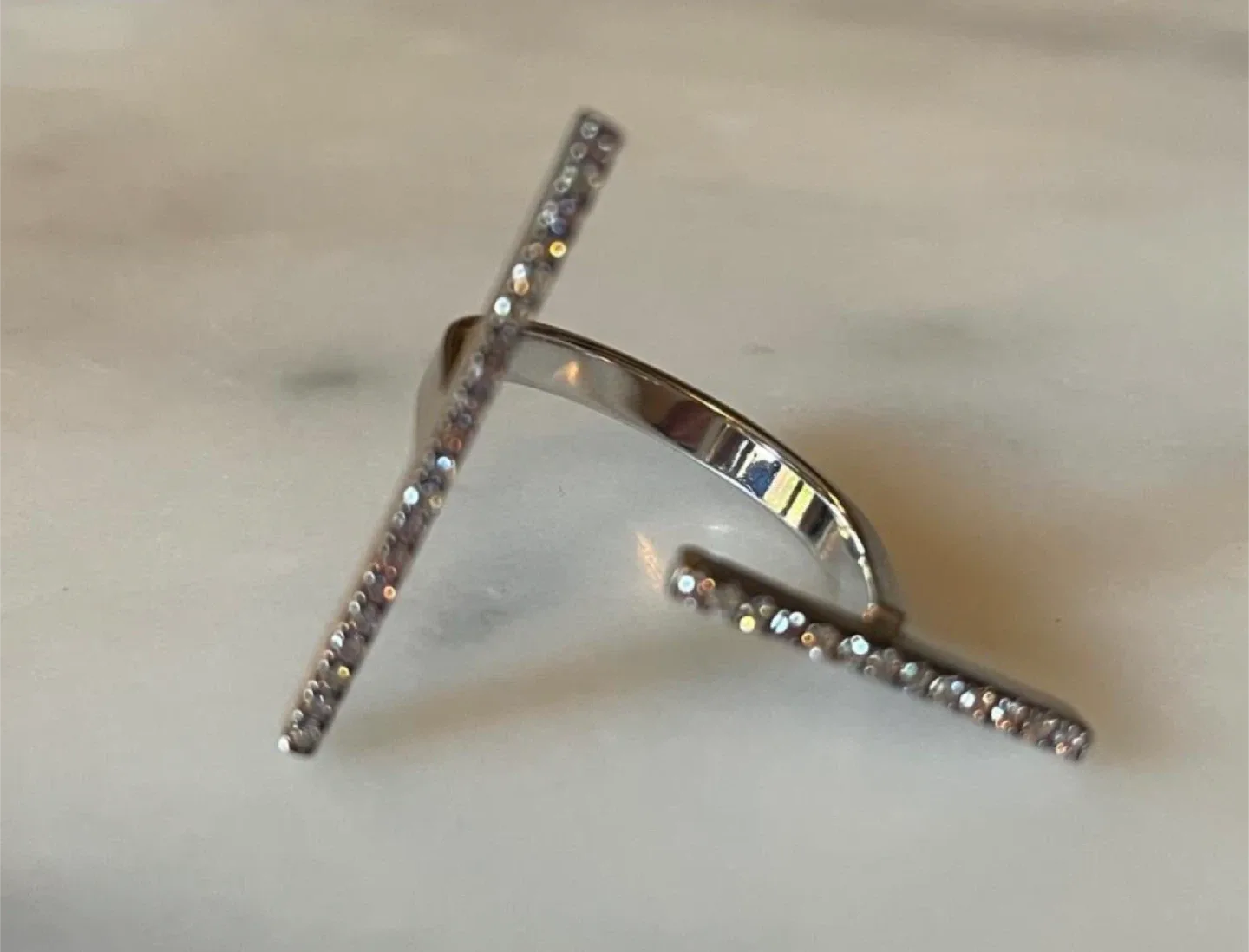 Selin Kent Francoise Ring White Gold & Diamonds