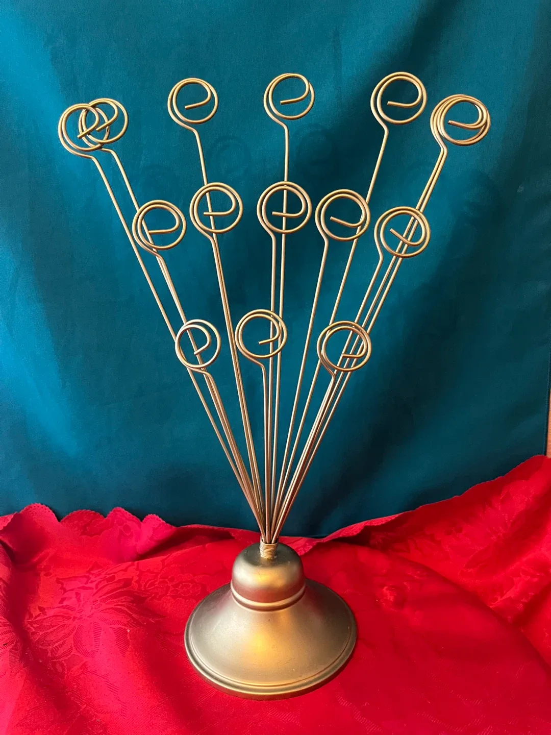 Gold Metal Photo/Card Holder