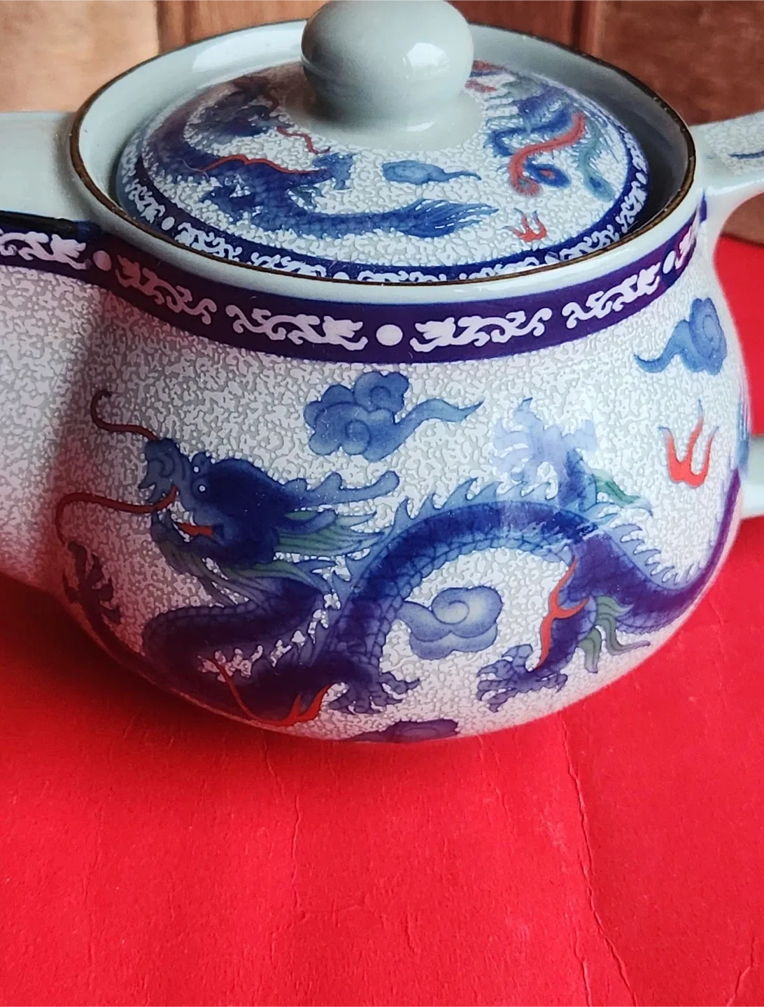 Vintage Dragon Ceramic Teapot image indicator(9)