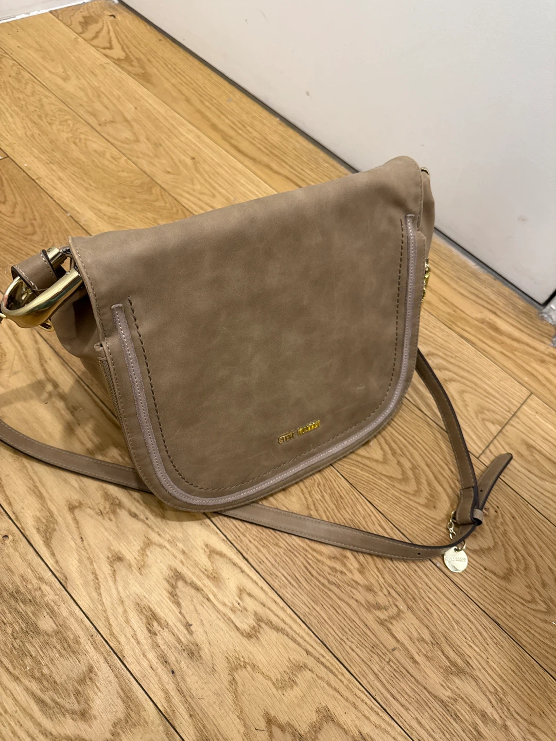 Steve Madden Beige Crossbody Bag