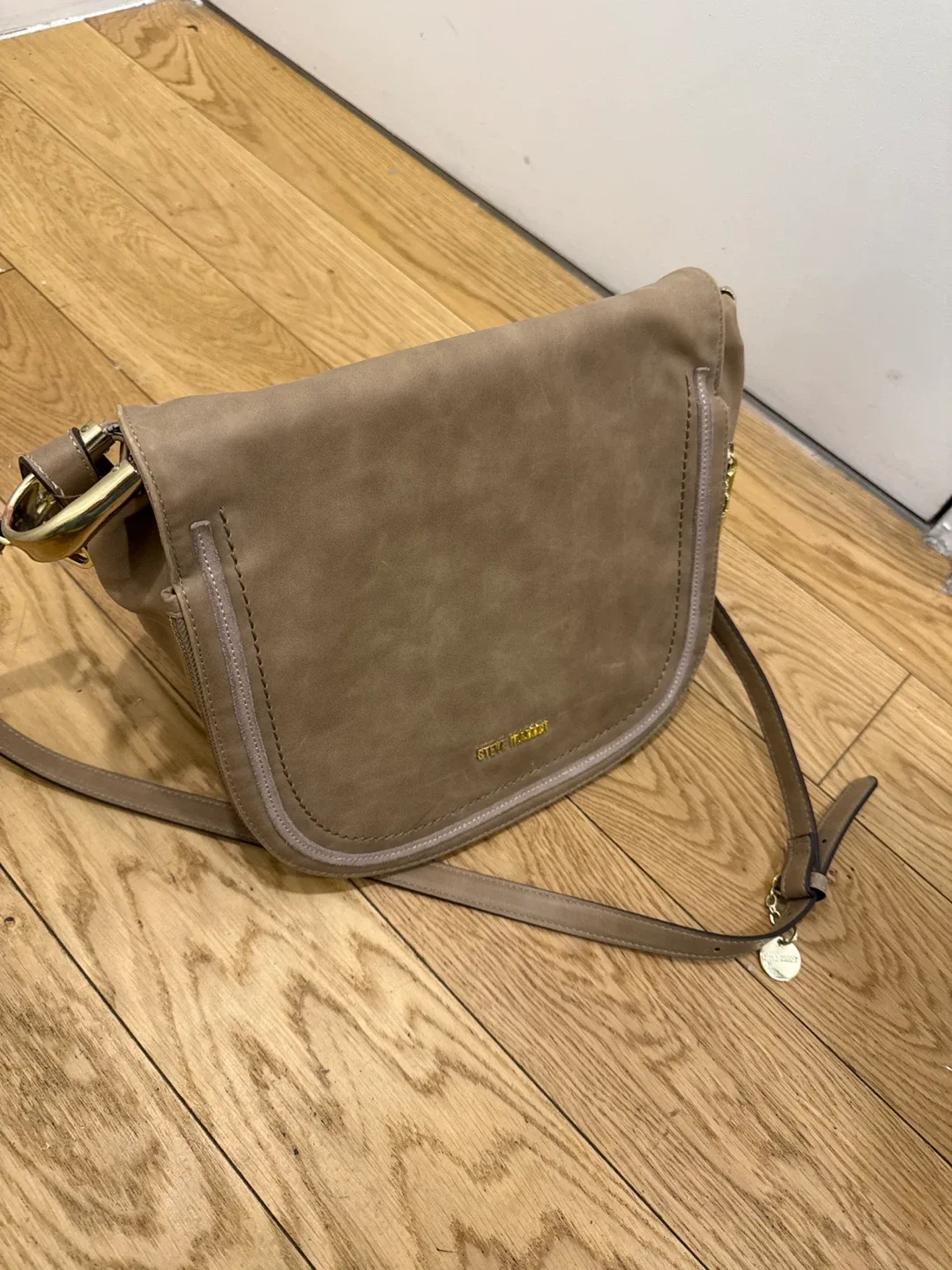Steve Madden Beige Crossbody Bag