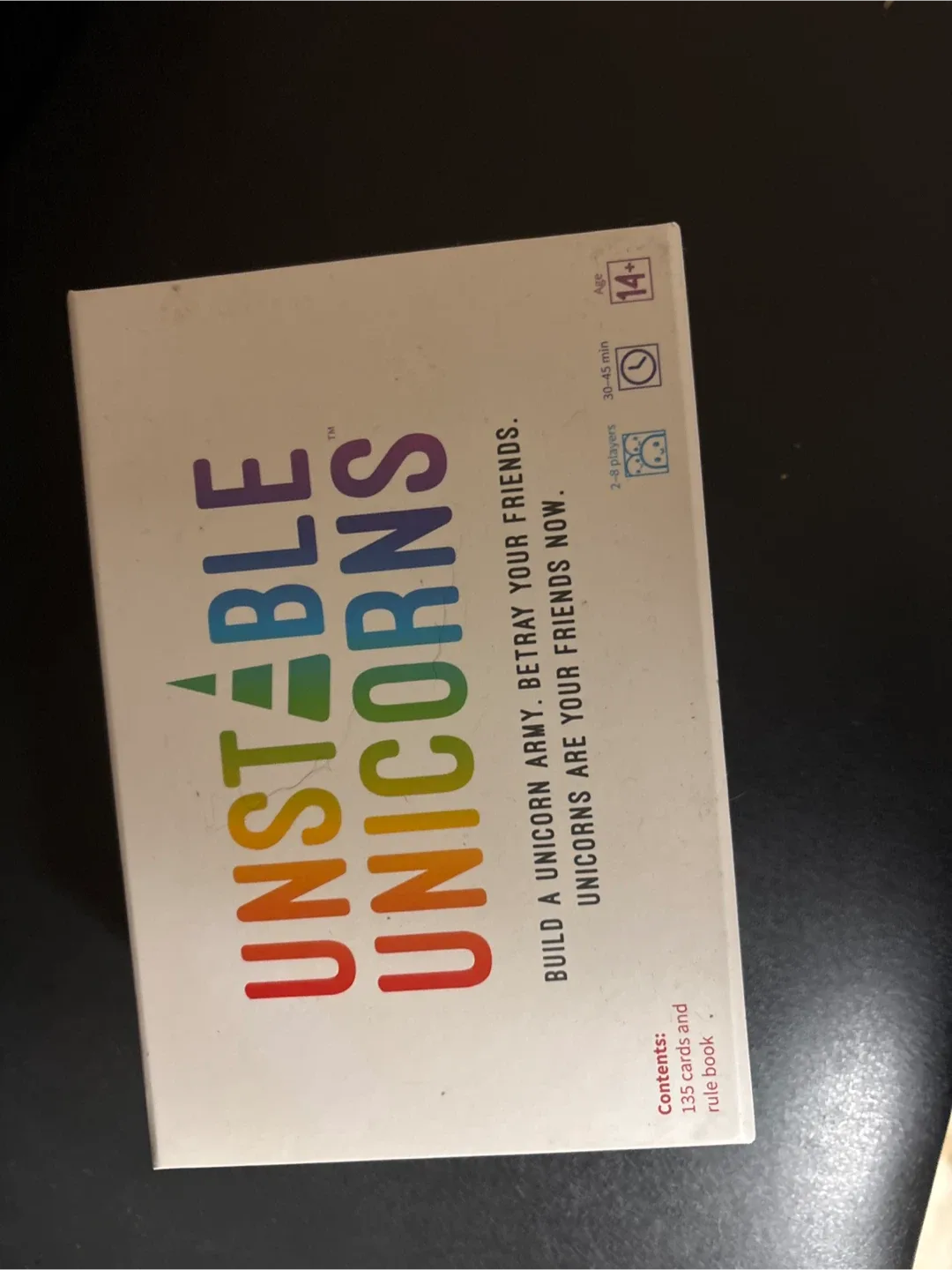 Unstable Unicorns Card Game