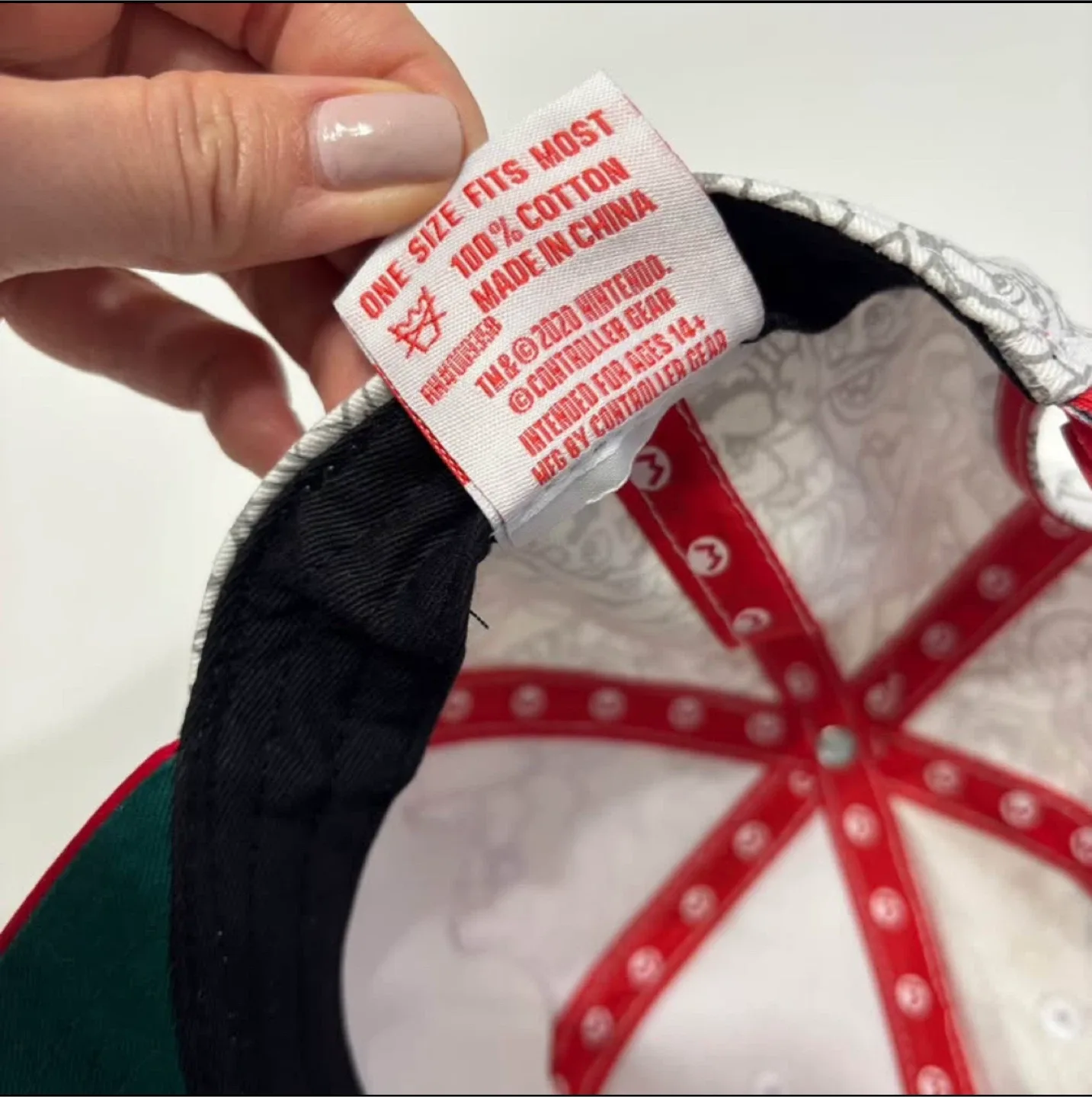 NEW Super Mario Baseball Cap - One Size #cleanout image indicator(3)