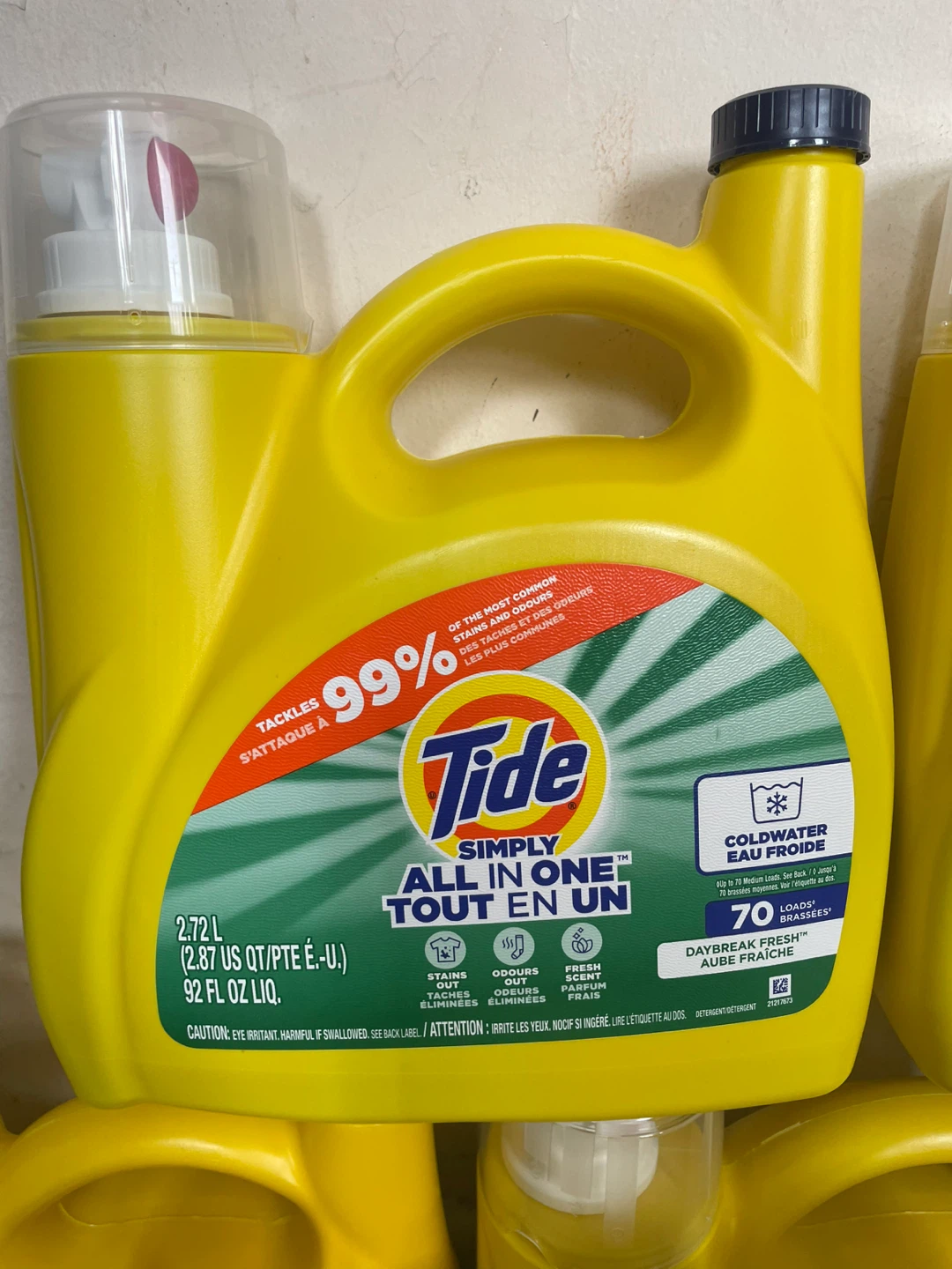 Tide Simply All in One Laundry Detergent, 2.72L - photo 2