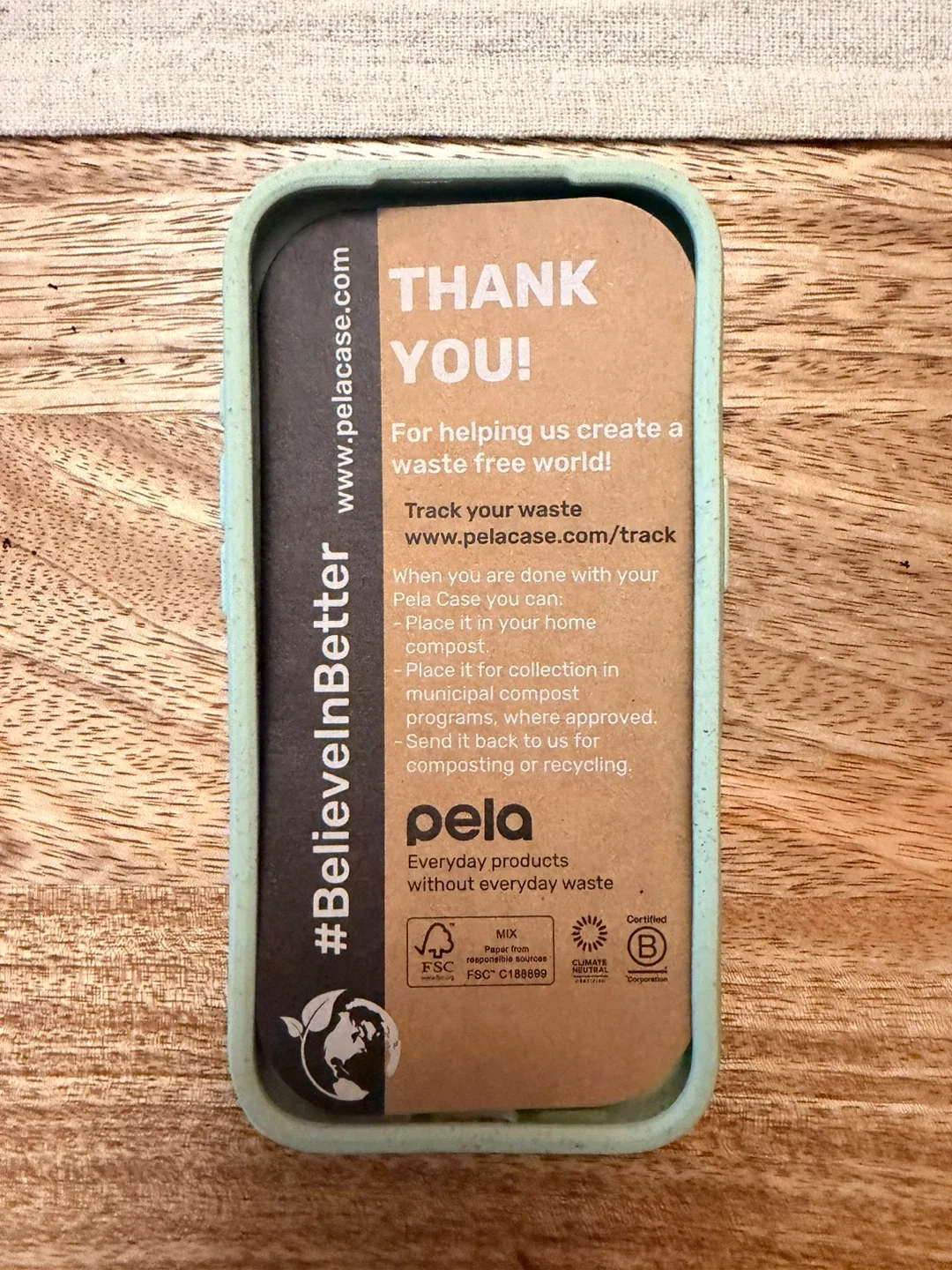 Pela Sage Green Green Oasis iPhone 17 Pro Case #Cleanout image indicator(2)