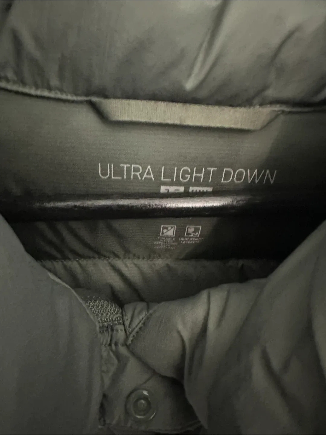 Uniqlo Ultra Light Down Olive Coat image indicator(3)