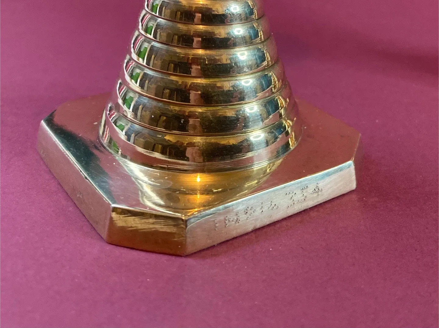 Vintage Brass Candlesticks - Pair image indicator(3)