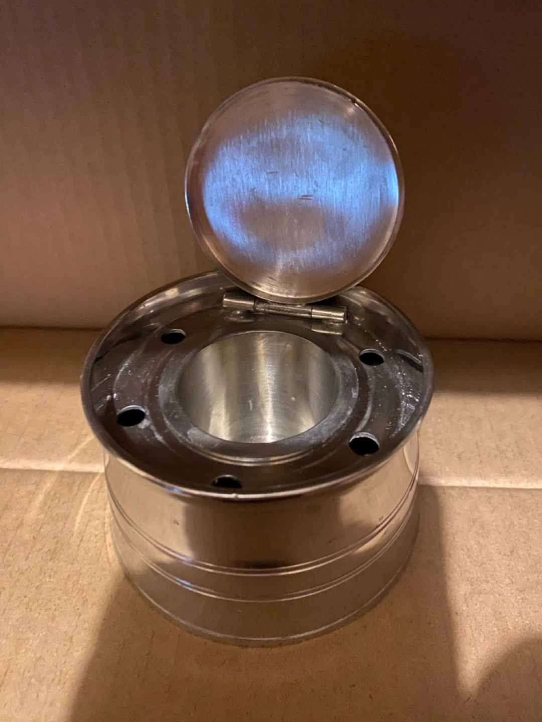 Steiff pewter inkwell - photo 2