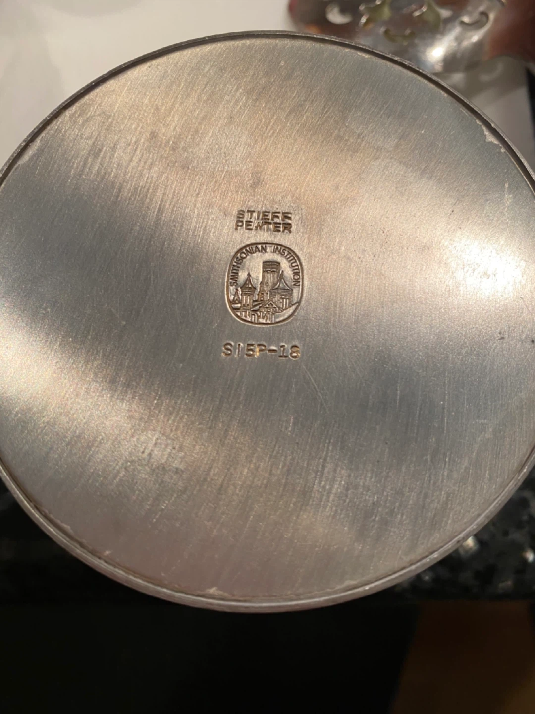 Steiff pewter inkwell - photo 3