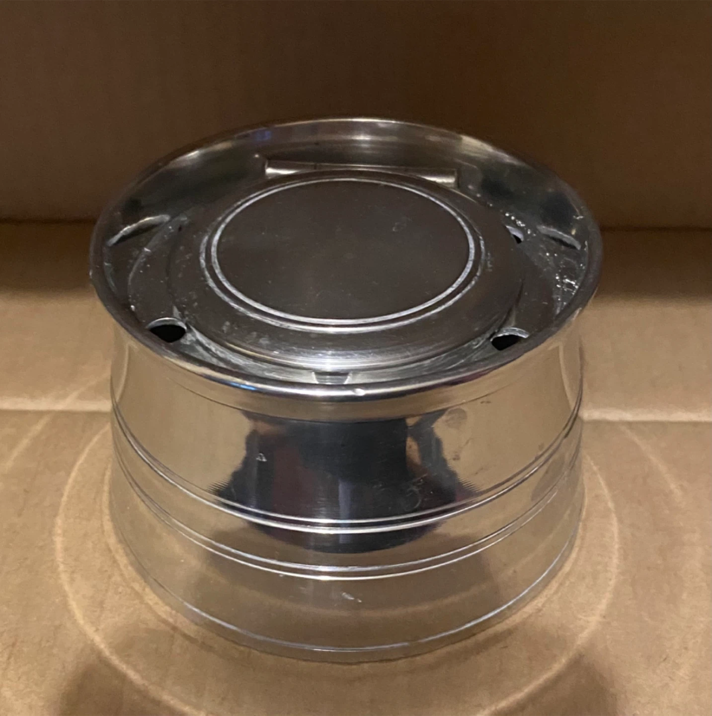 Steiff pewter inkwell