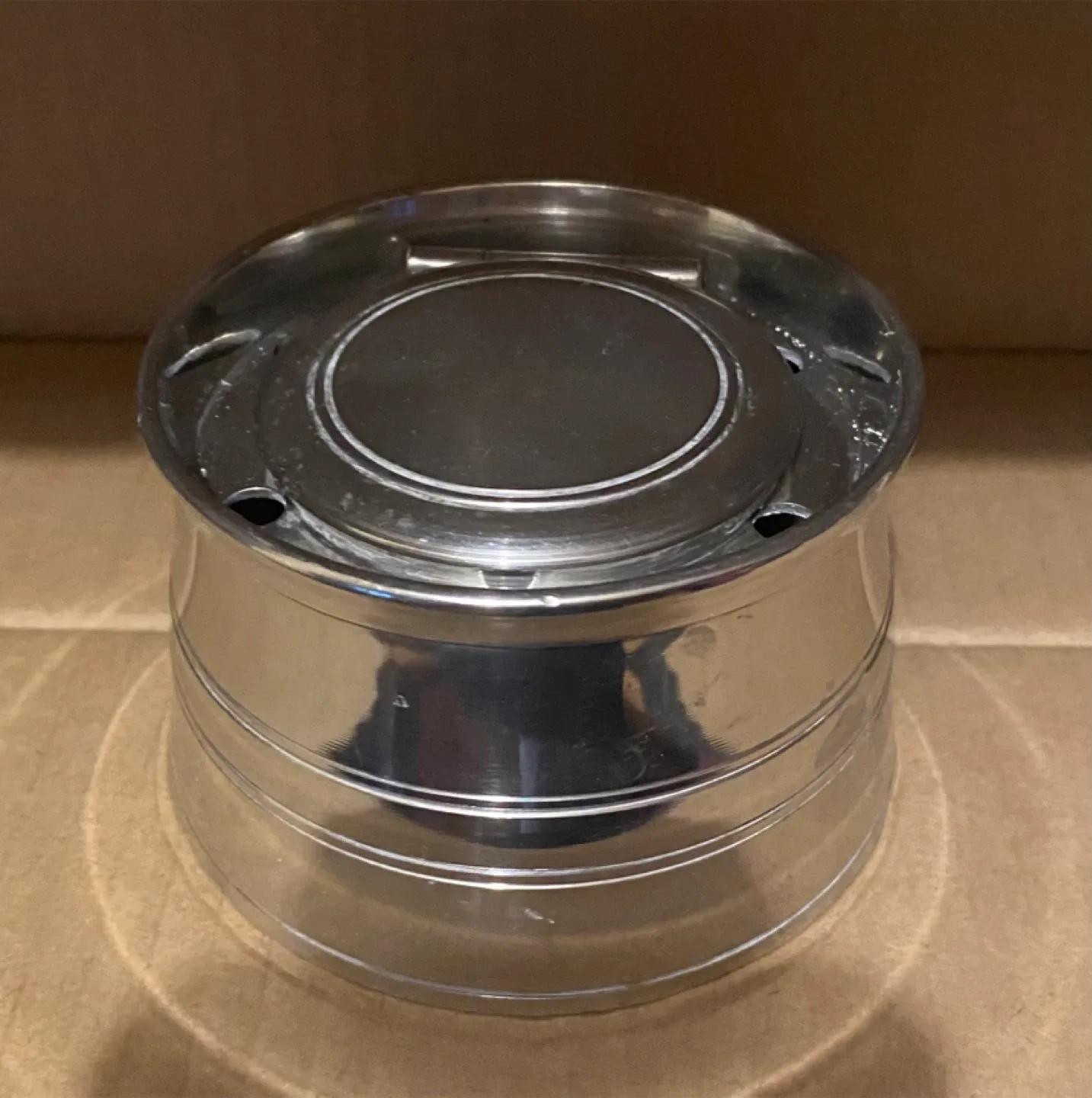 Steiff pewter inkwell