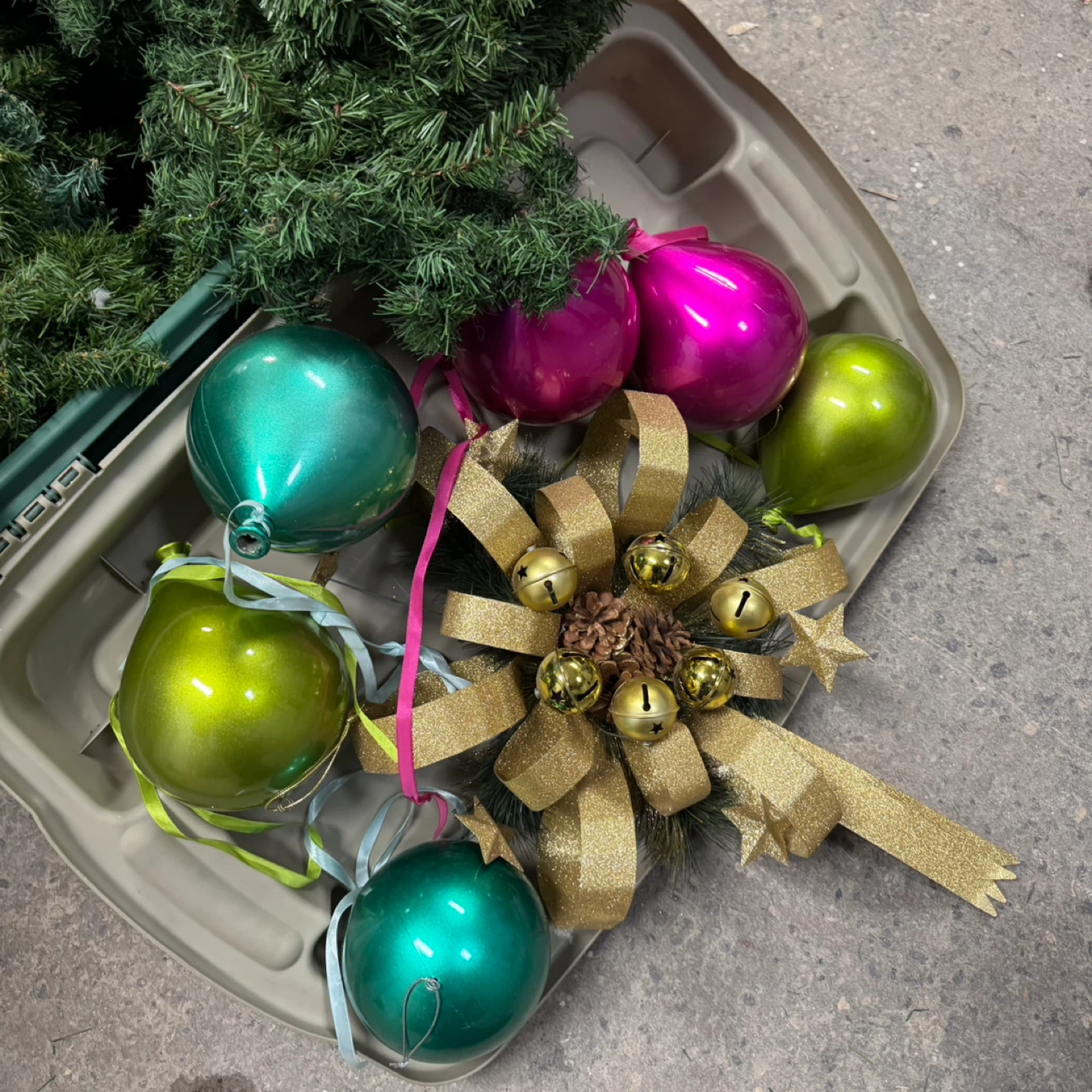 Christmas Decoration  Large Ornaments,  – Used - photo 5