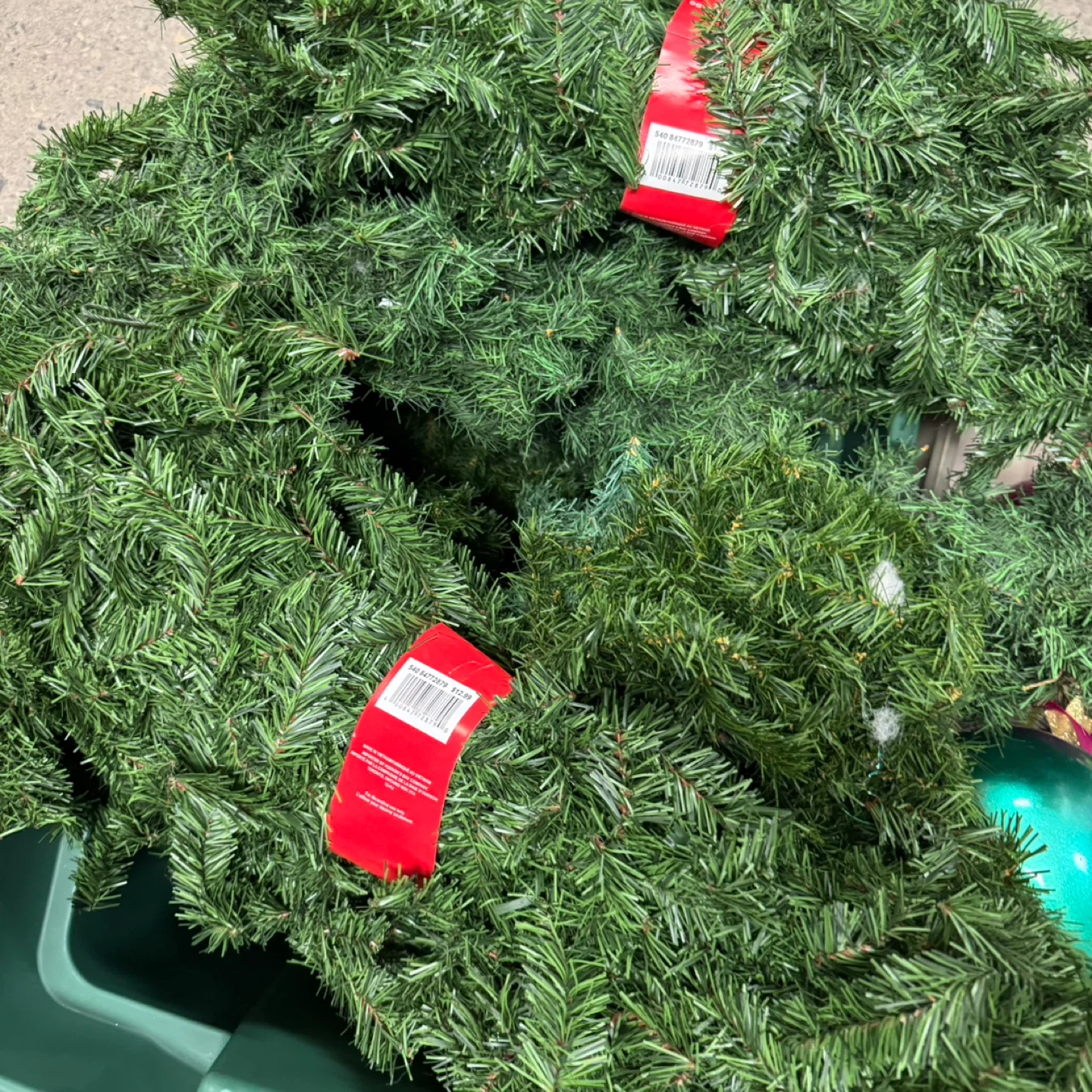 Christmas Decoration  Large Ornaments,  – Used - photo 2