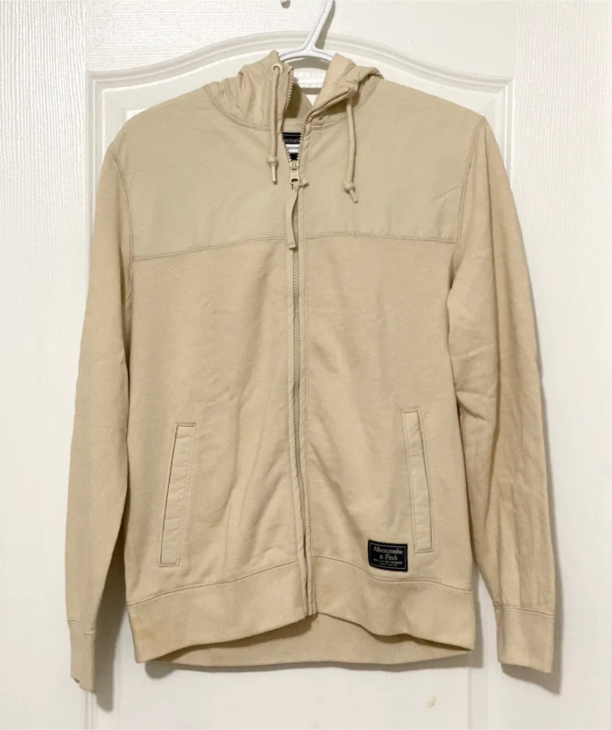 Abercrombie & Fitch Cream Hoodie - Size S