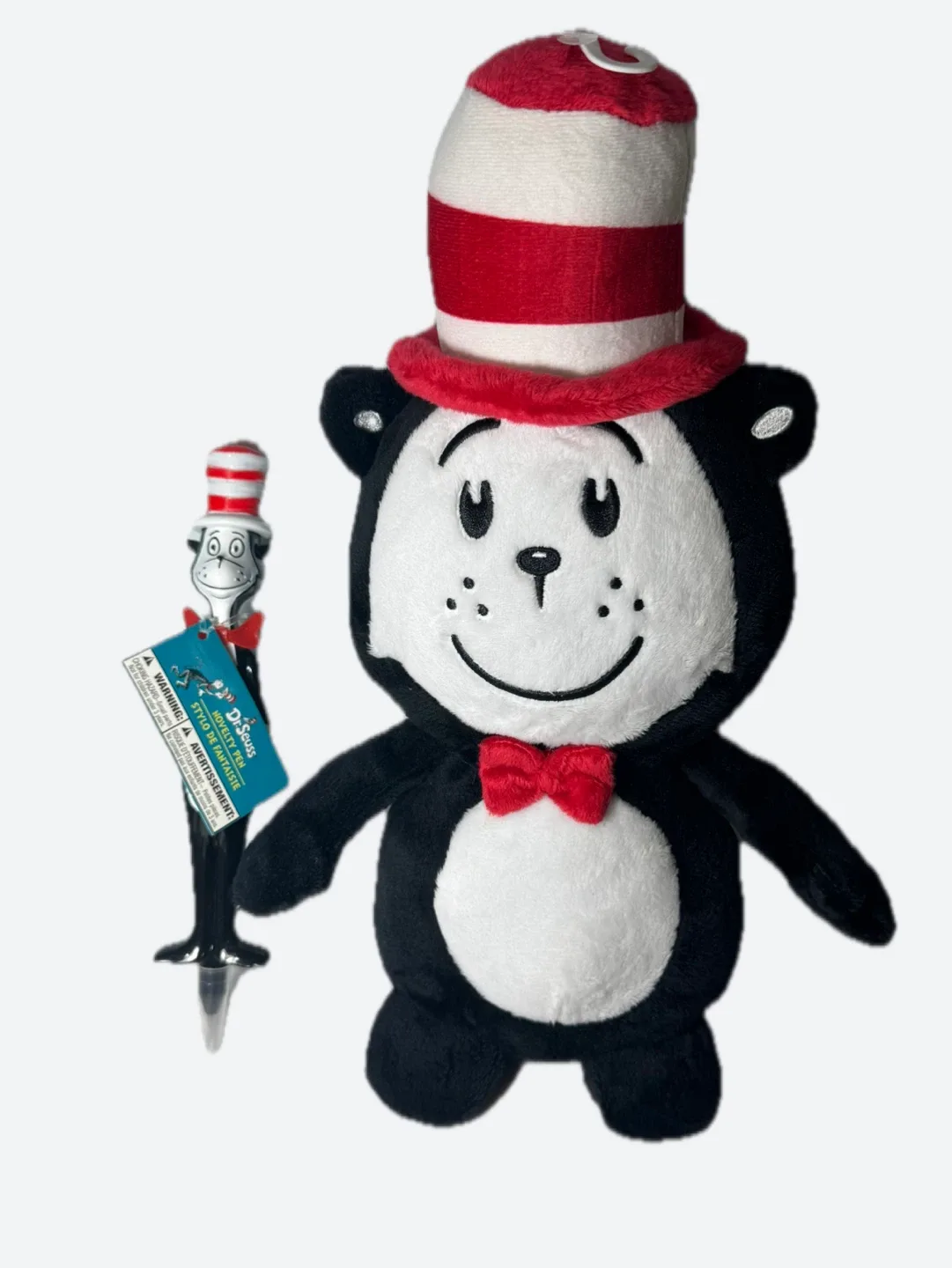 Dr. Seuss Cat in the Hat Plush by Aurora + FREE 🖊️