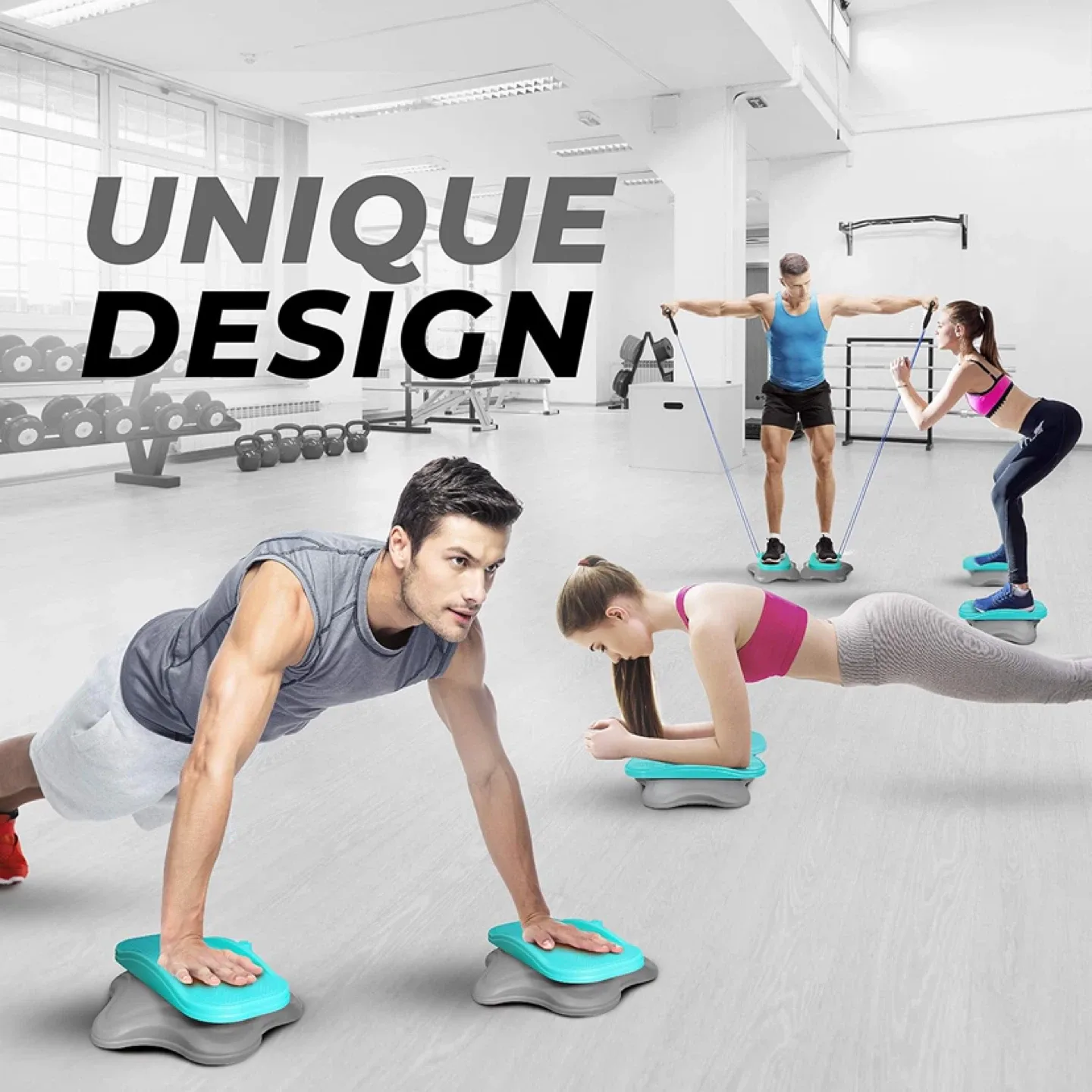 Yes4All Ab & Core Twister Board with Resistance Band #Cleanout image indicator(5)