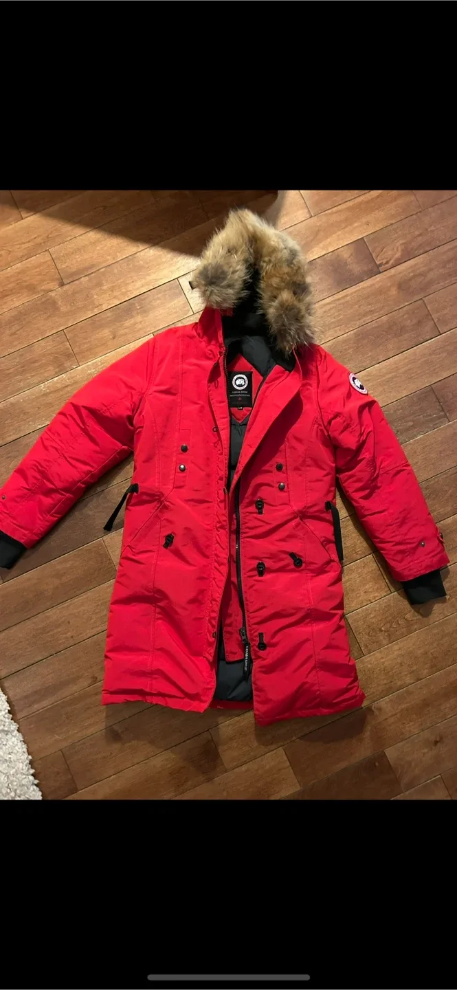Fake Canada Goose Red Parka