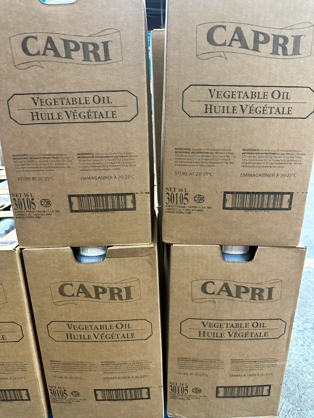 Capri Vegetable Oil - 16L