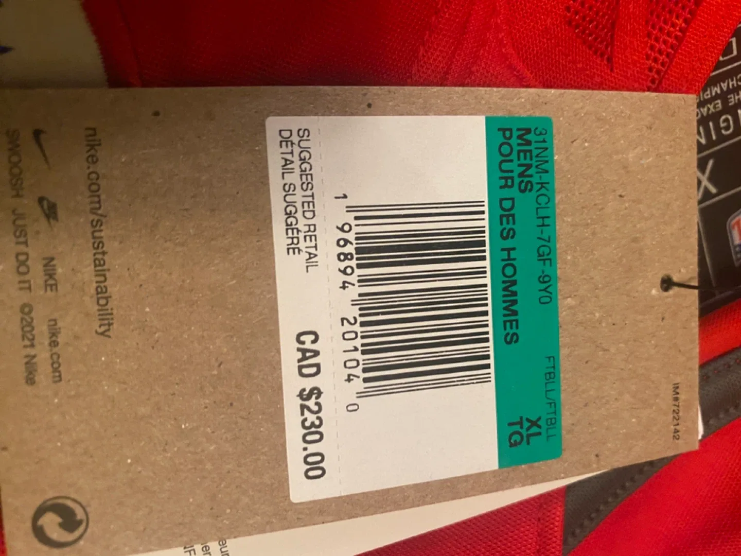 Nike Mahomes #15 Chiefs Jersey - XL image indicator(3)