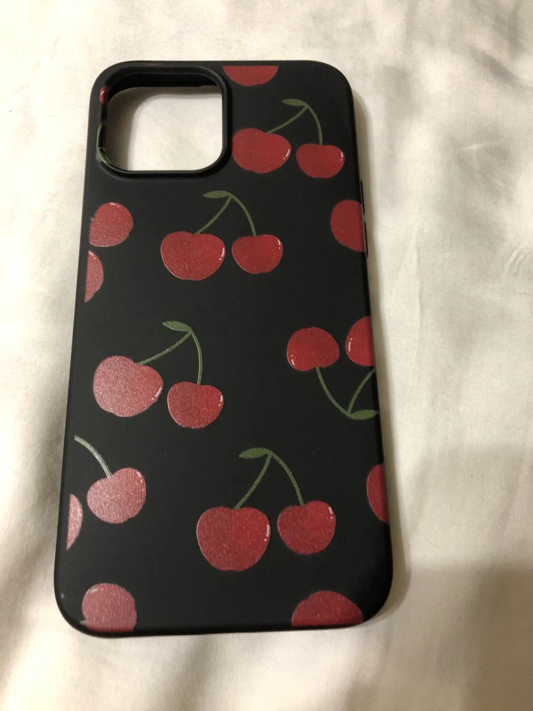 NEW-Fashion Color iPhone Case with Cherry Design