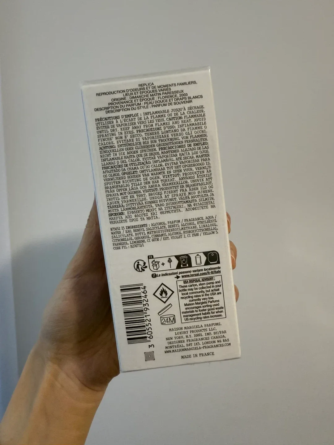 BNIB Maison Margiela REPLICA Lazy Sunday Morning 100ml image indicator(3)