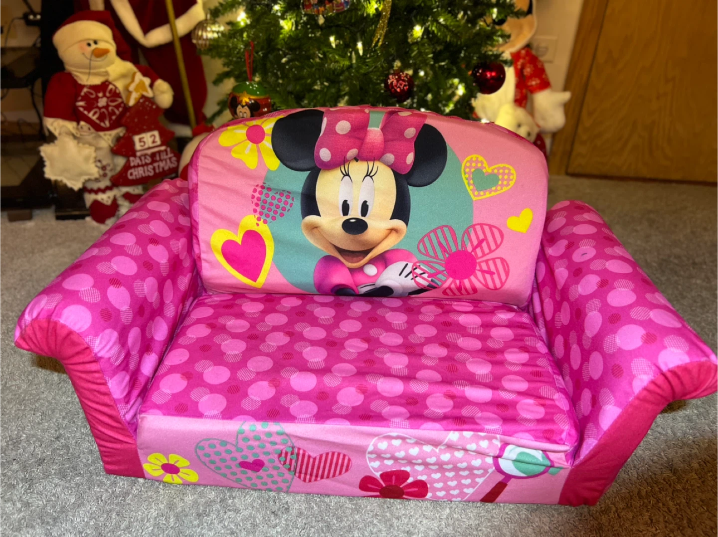 Disney Minnie Mouse Kids' Sofa Sleeper Pink