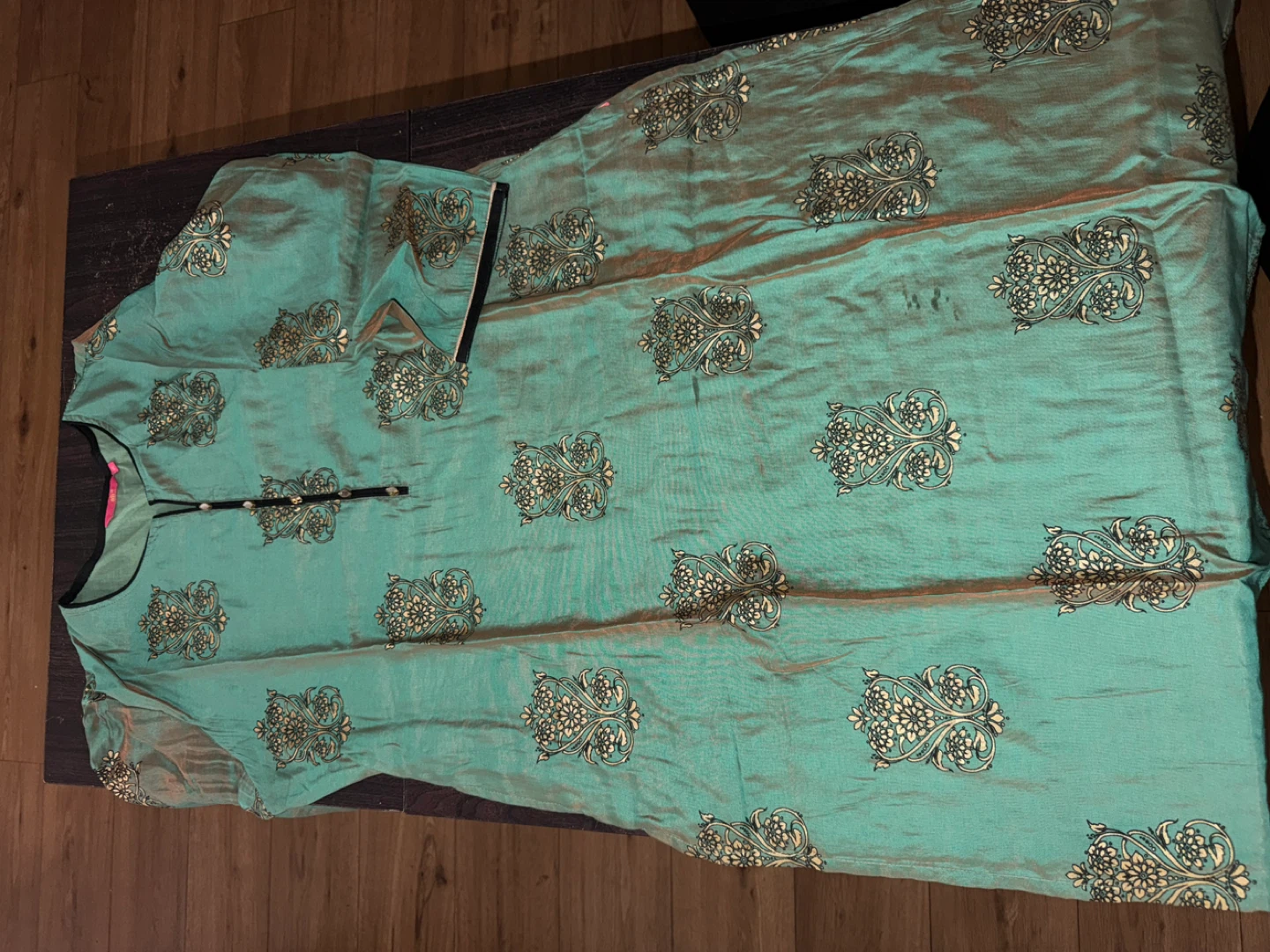 Green Floral Print Kurti - photo 2
