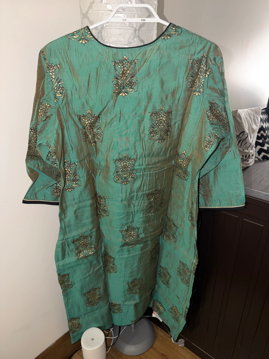 Green Floral Print Kurti - photo 4