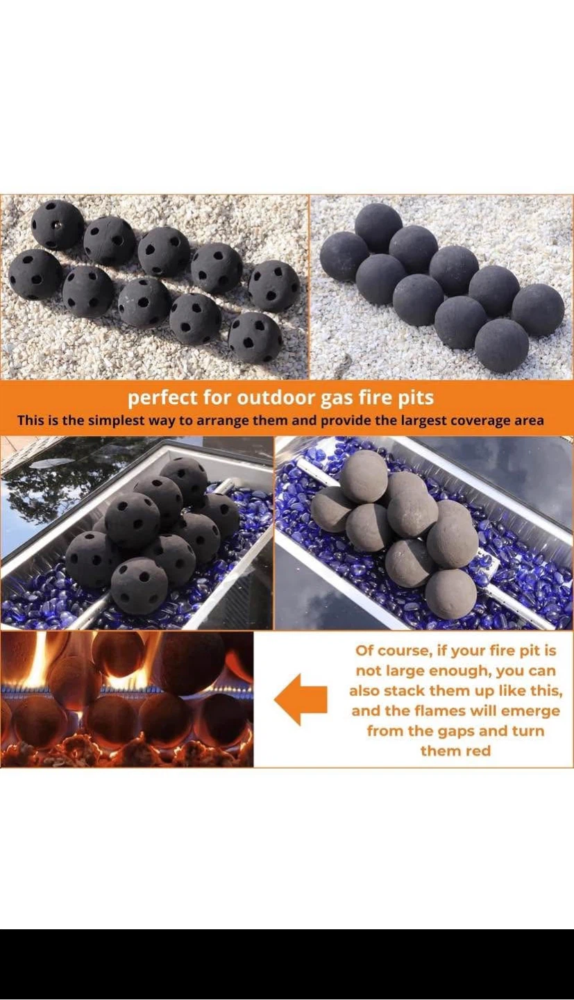 New Gas Fire Pit Lava Balls - photo 2