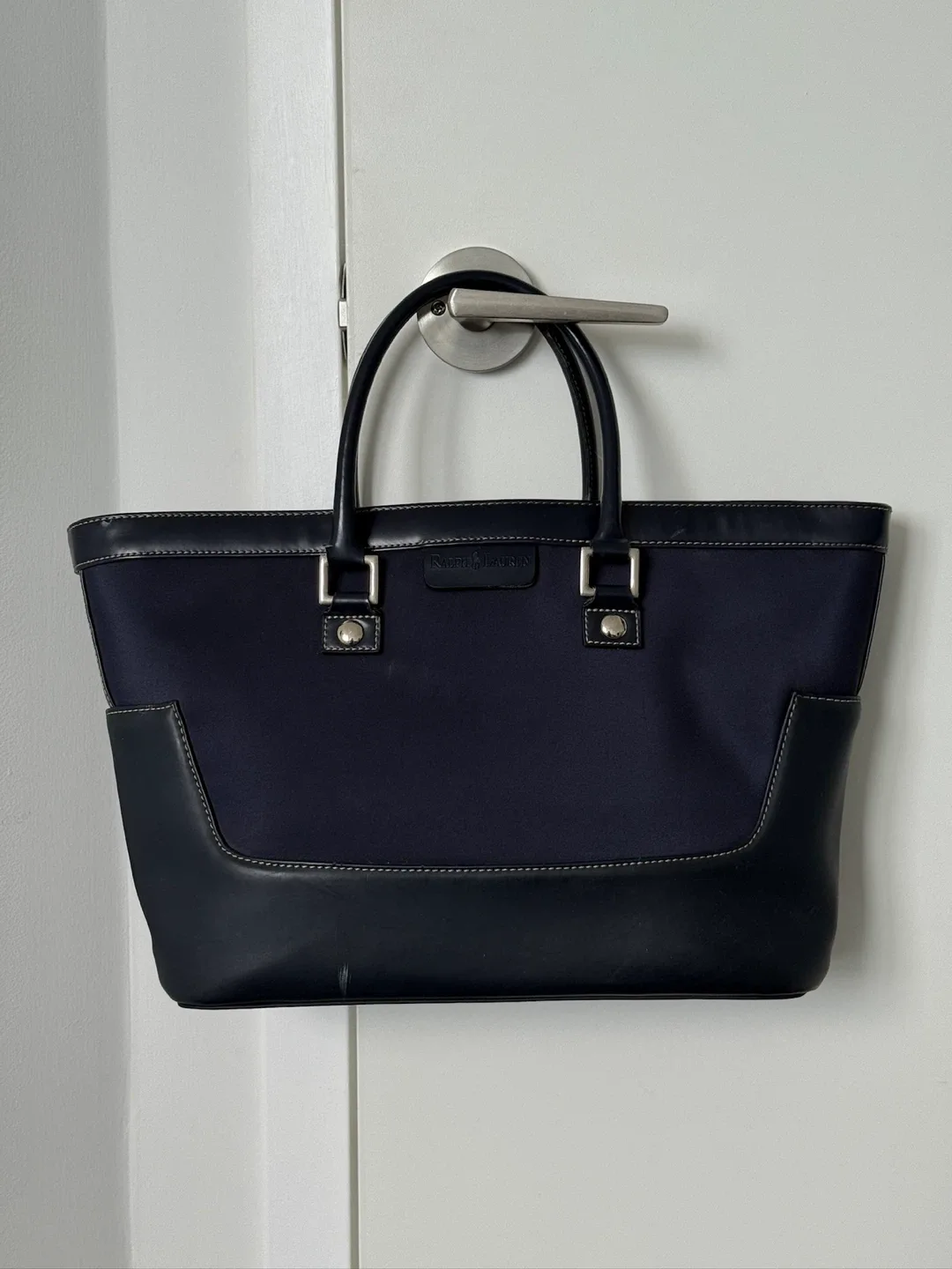 Ralph Lauren Navy Blue Tote Bag