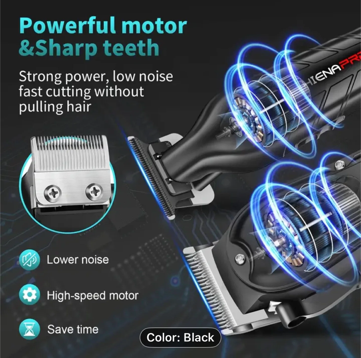 HIENA Professional Hair Clipper Set image indicator(4)