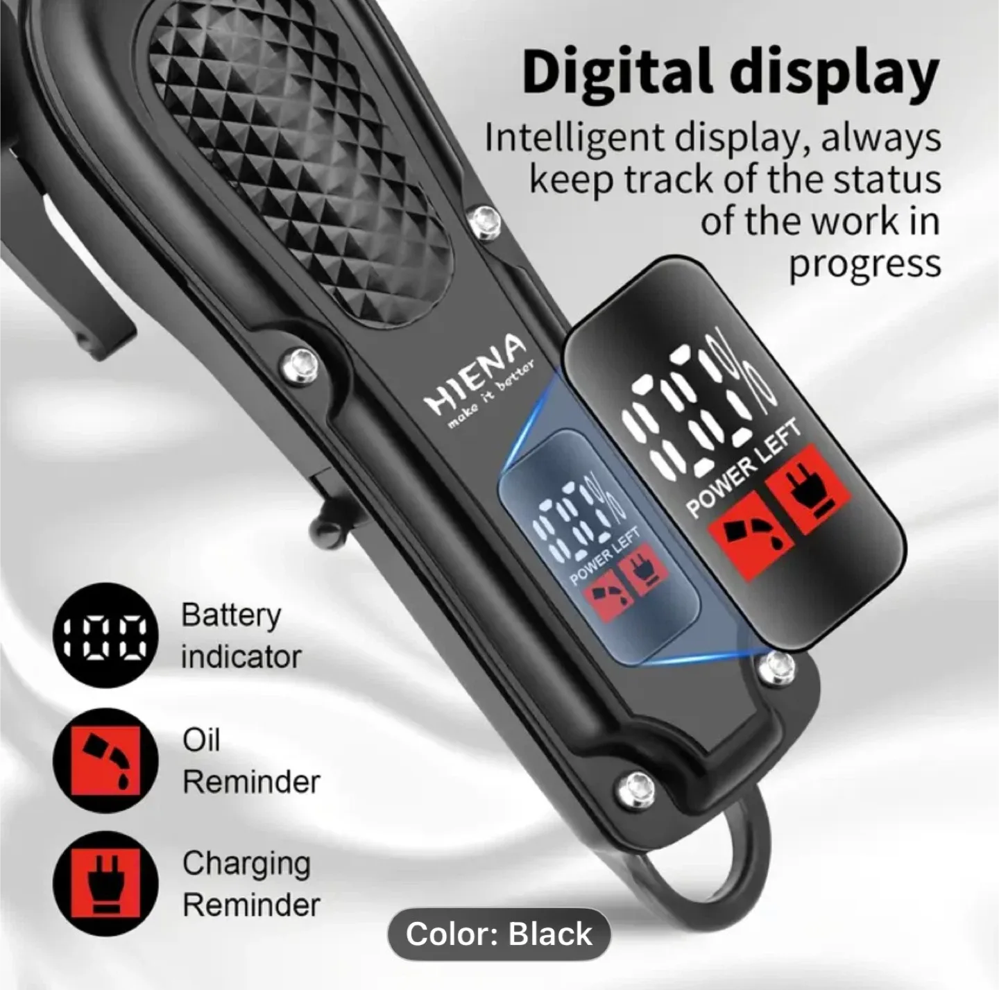 HIENA Professional Hair Clipper Set image indicator(6)