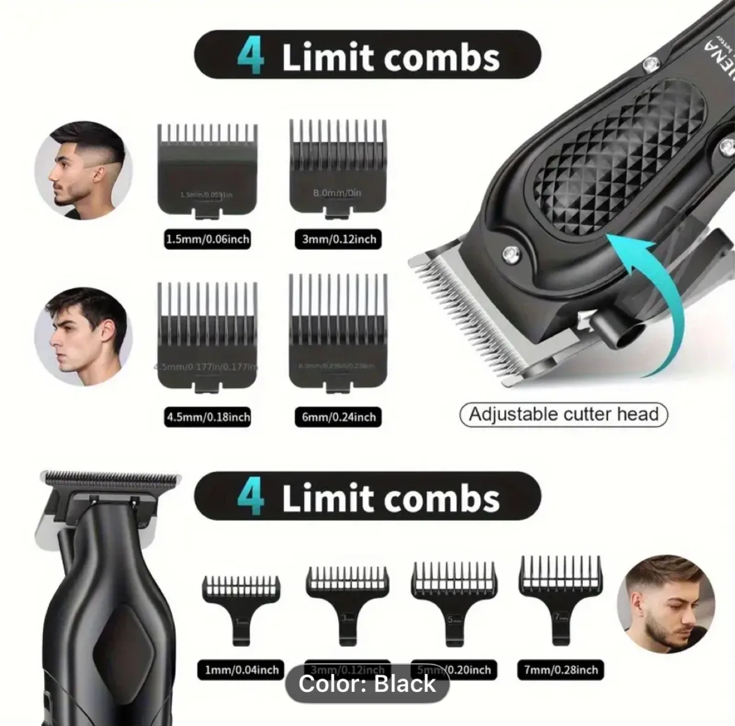 HIENA Professional Hair Clipper Set image indicator(7)