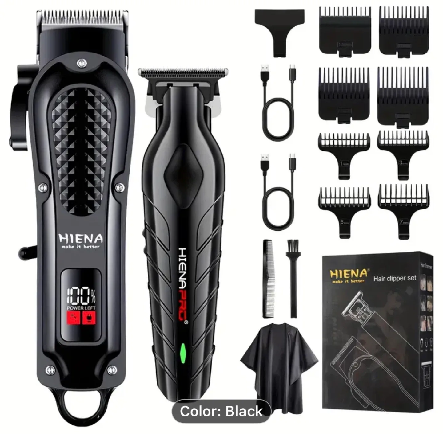 HIENA Professional Hair Clipper Set image indicator(8)