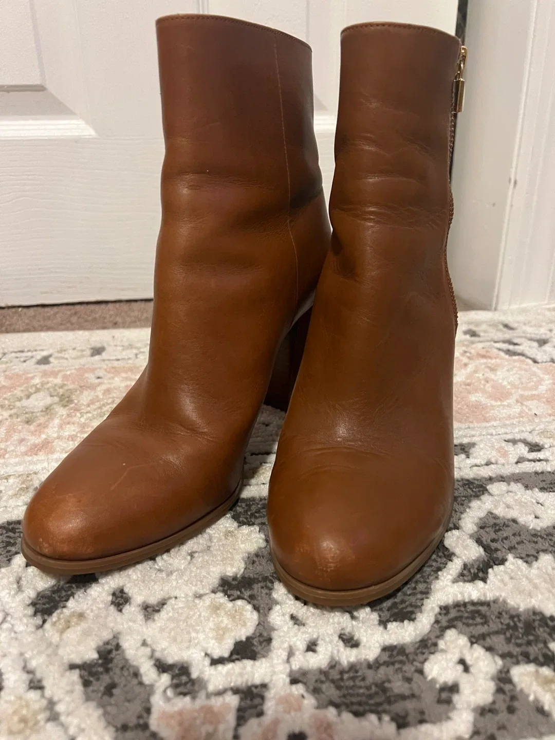 Michael Kors Brown Leather  Boots image indicator(2)