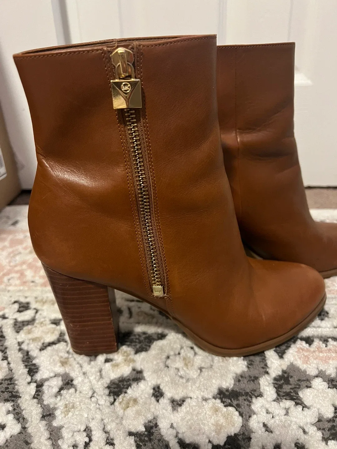 Michael Kors Brown Leather  Boots image indicator(3)