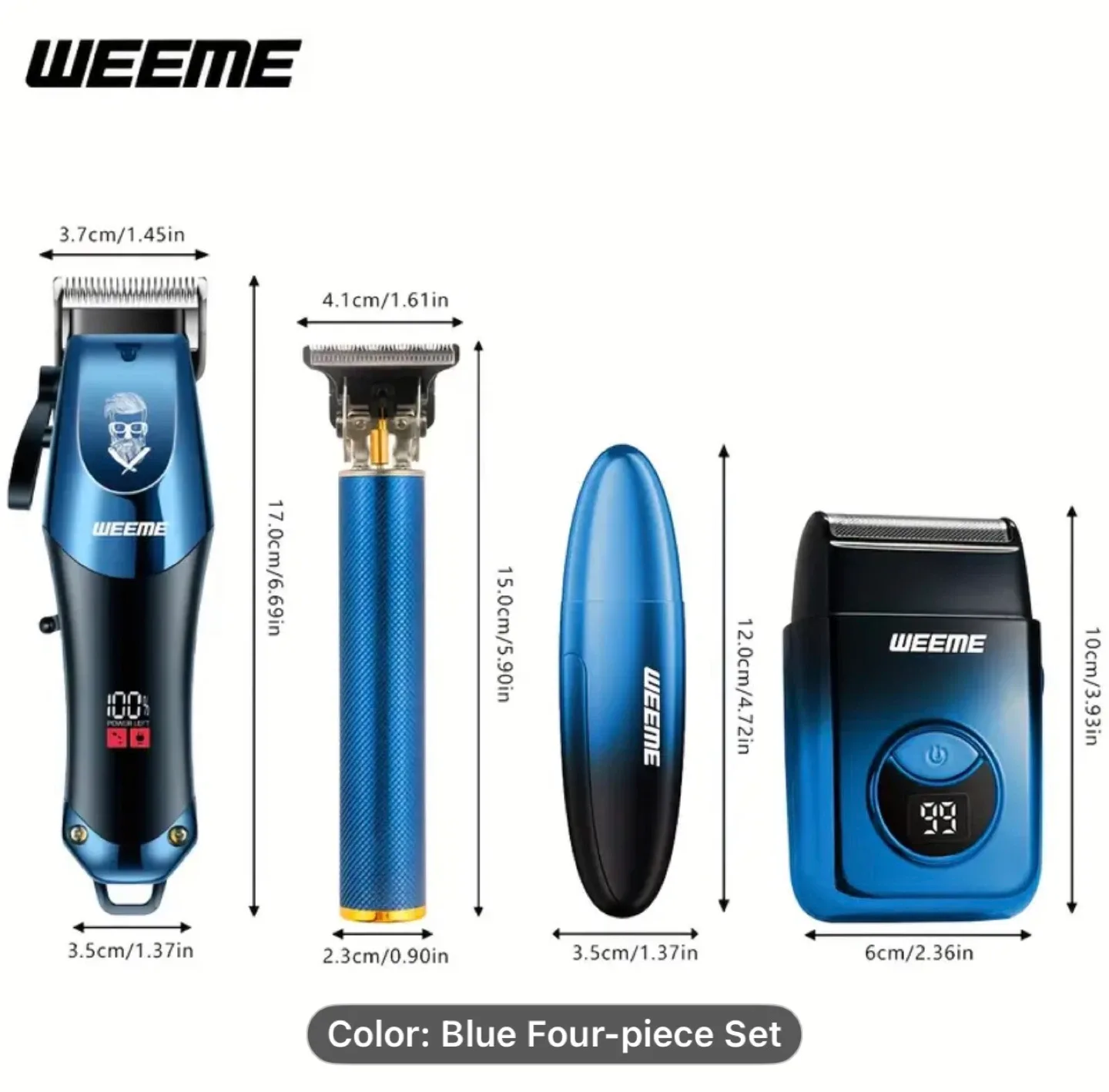 WEEME 4pcs Hair Cutting & Grooming Set image indicator(3)