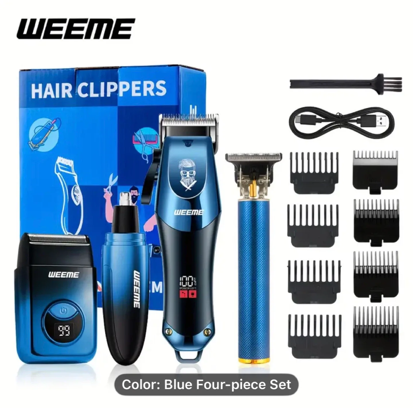 WEEME 4pcs Hair Cutting & Grooming Set image indicator(2)