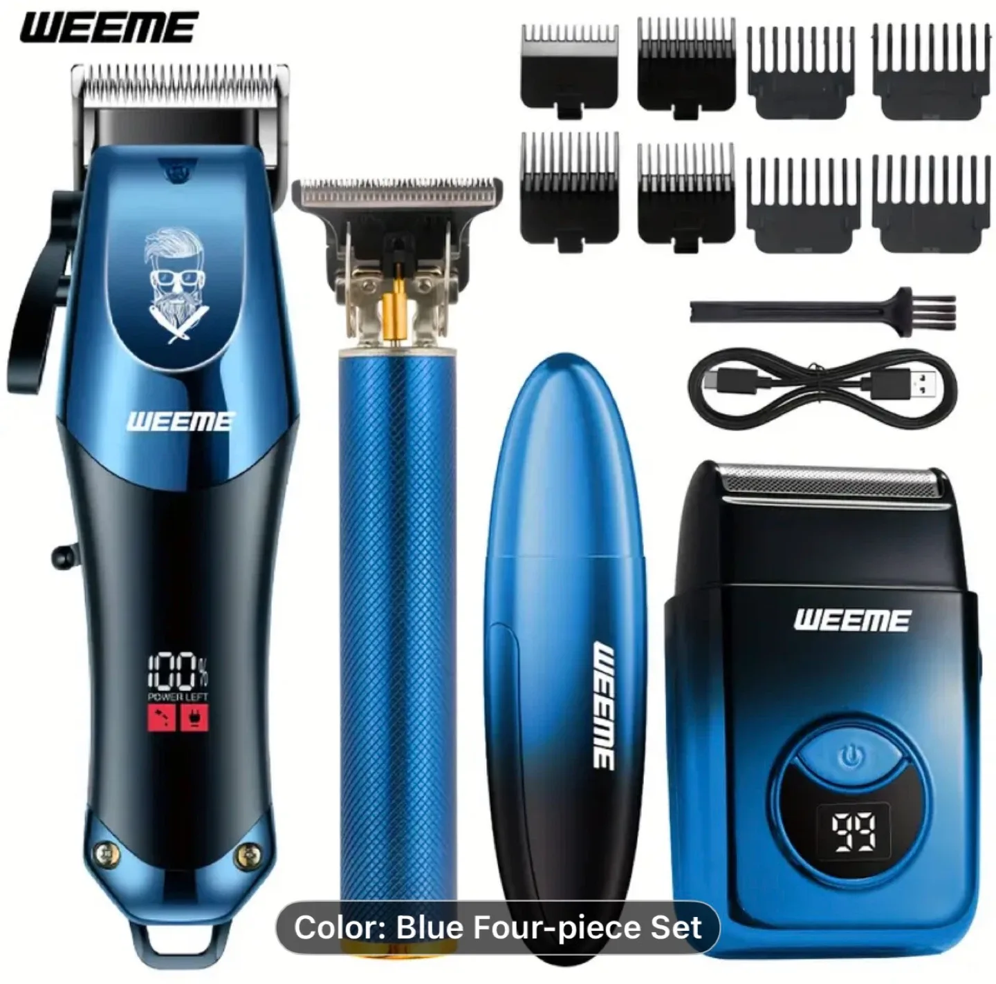 WEEME 4pcs Hair Cutting & Grooming Set