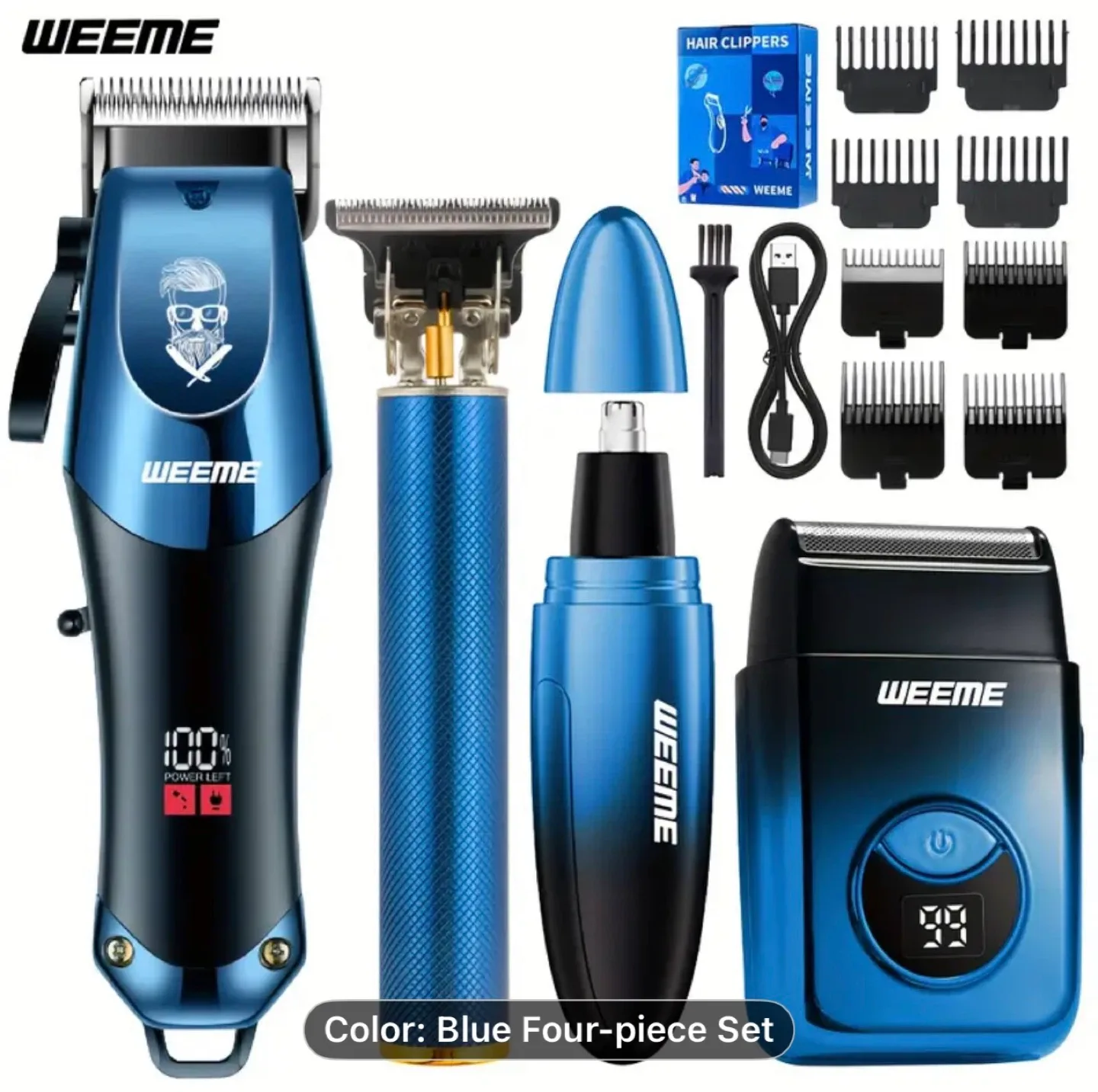 WEEME 4pcs Hair Cutting & Grooming Set image indicator(6)