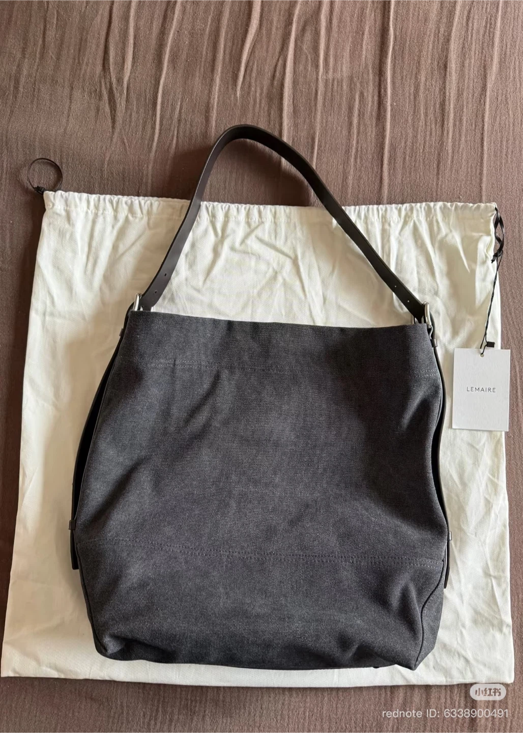 Lemaire Women's Large Croissant Bag - Grey - photo 4