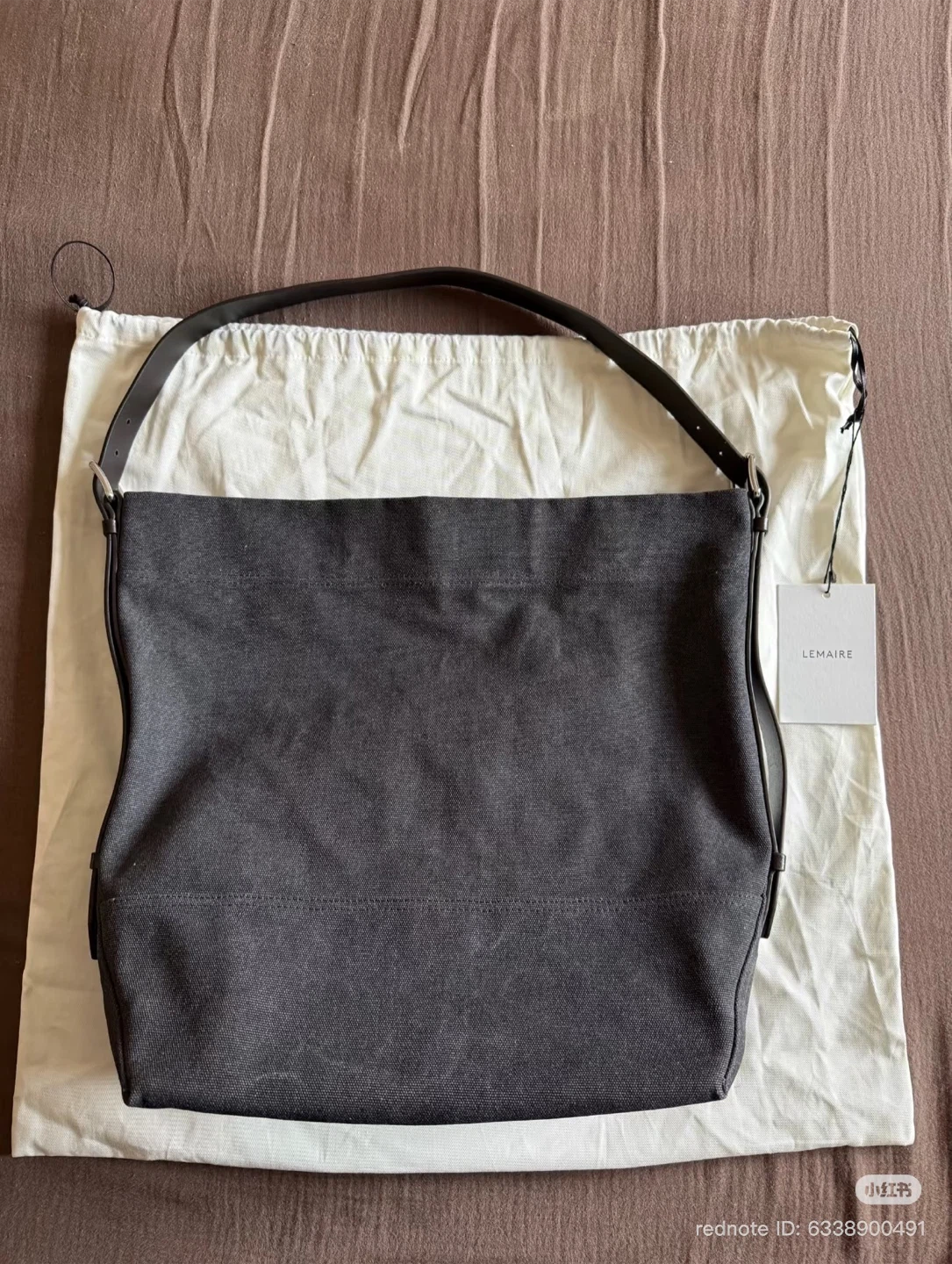 Lemaire Women's Large Croissant Bag - Grey - photo 3