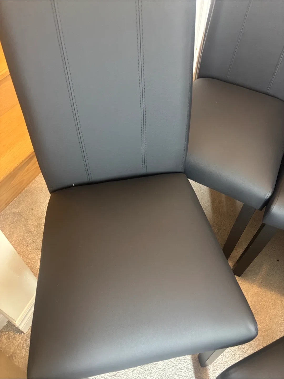 Faux Leather Dining Chairs (Set of 4) image indicator(5)